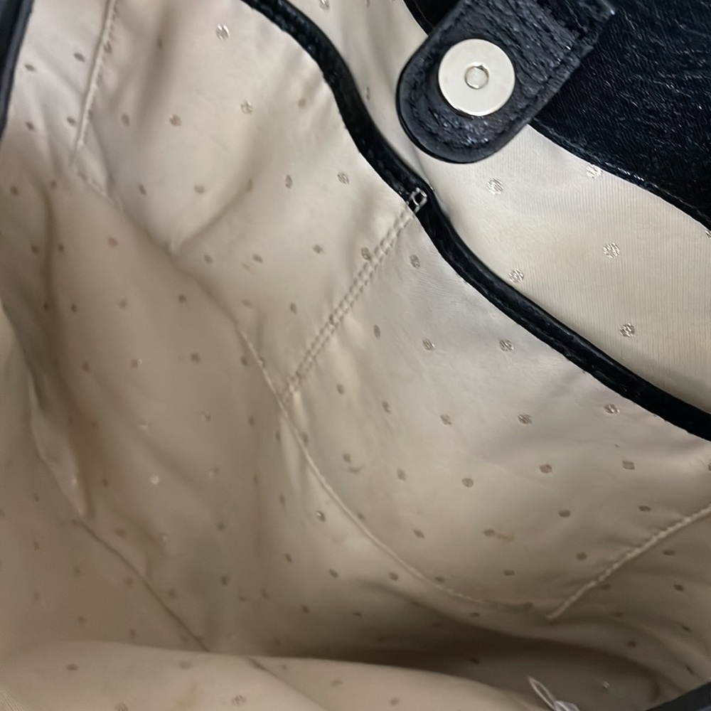 Authentic Kate Spade black quilted leather purse with gold hardware. - Picture 8 of 17